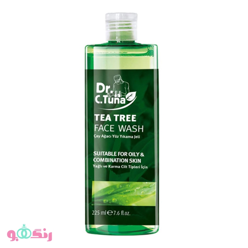 ژل شستشوی صورت دکتر سی تونا Dr.C.Tuna مدل Tea Tree حجم 225 میلی لیتر