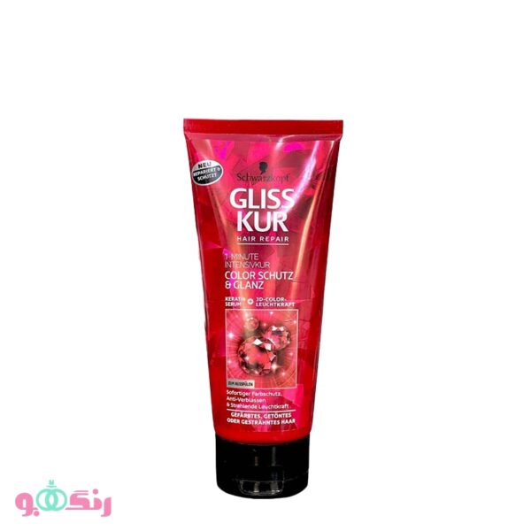 ماسک مو تيوپی گليس Gliss مدل Color Schutz & Glanz حجم 200 ميلی لیتر