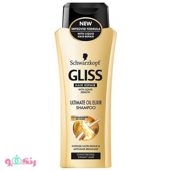 شامپو مو گليس ايتاليا Gliss مدل SUPREME OIL ELIXIR حجم 250 ميلی ليتر