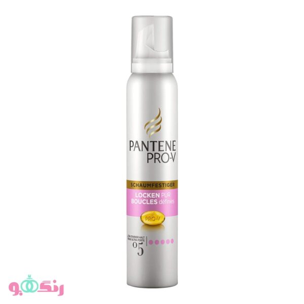 موس مو پنتن آلمان Pantene مدل Locken Pur (صورتی) حجم 200 میلی لیتر