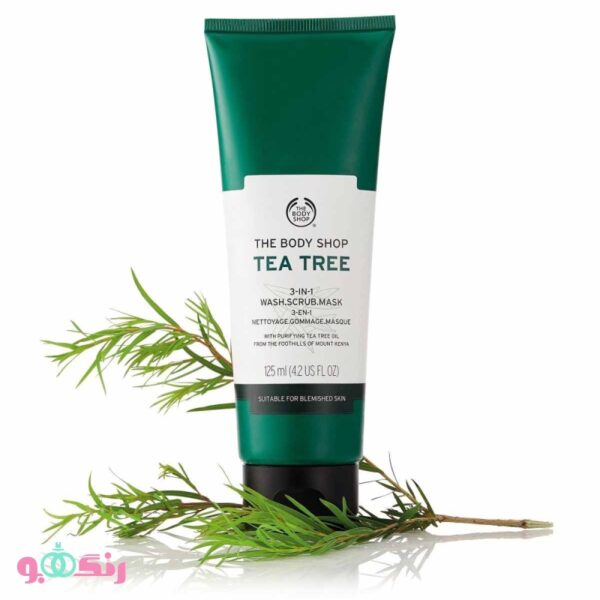 The Body Shop Tea Tree 3 In 1 Wash Scrub Mask 125ml 2