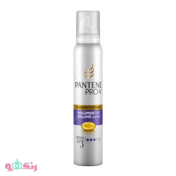 موس مو پنتن آلمان Pantene مدل Volumen Pur (بنفش) حجم 200 میلی لیتر