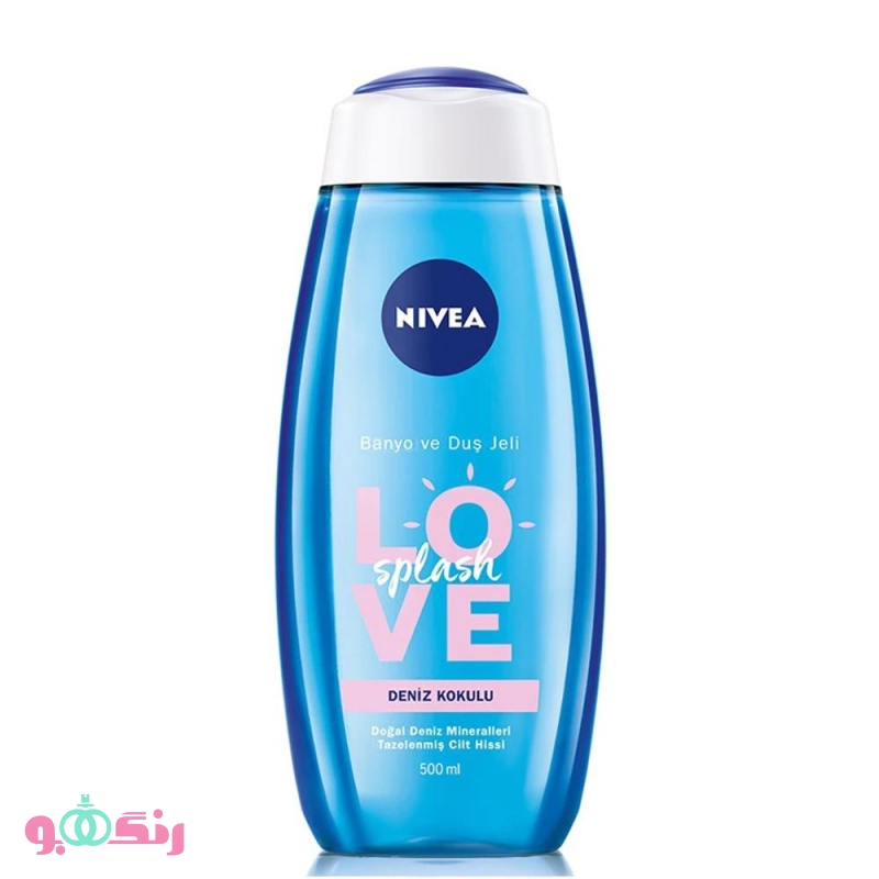 شامپو بدن نیوآ Nivea مدل love Splash حجم 500 میلی لیتر