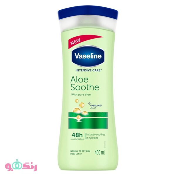 لوسیون بدن وازلین Vaseline مدل Aloe Soothe