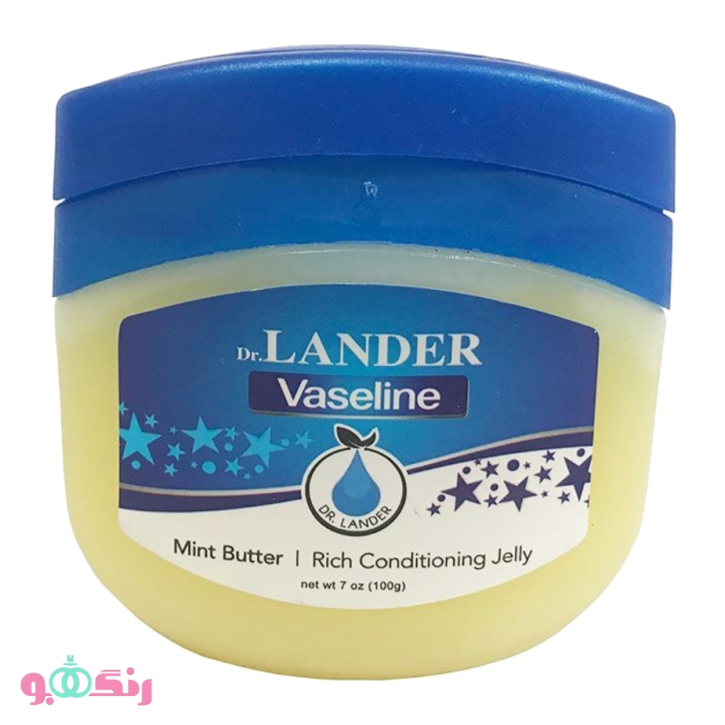 کرم وازلین دکتر لندر DR LANDER مدل MINT BUTTER (آبی) وزن 100 گرم