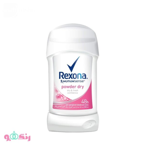 استیک ضد تعريق روسی زنانه ركسونا Rexona مدل Powder Dry وزن 40 گرم