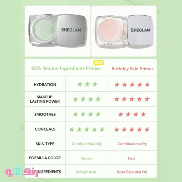 SHEGLAM green skin primer 2